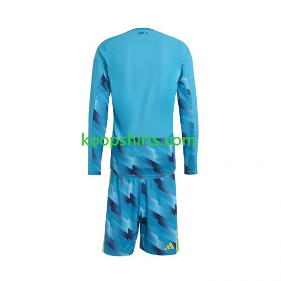 WK 2026 Spanje Doelman Thuis Tenue Kinder Voetbalshirts Lange Mouwen