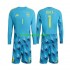 WK 2026 Spanje Doelman Thuis Tenue Kinder Voetbalshirts David Raya 1 Lange Mouwen