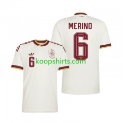 WK 2026 Spanje Uit Tenue Heren Voetbalshirts Mikel Merino 6 Korte Mouwen