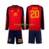 WK 2026 Spanje Thuis Tenue Kinder Voetbalshirts Pedri 20 Lange Mouwen