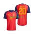 WK 2026 Spanje Thuis Tenue Heren Voetbalshirts Pedri 20 Korte Mouwen