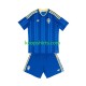 WK 2026 Zweden Uit Tenue Kinder Voetbalshirts Korte Mouwen