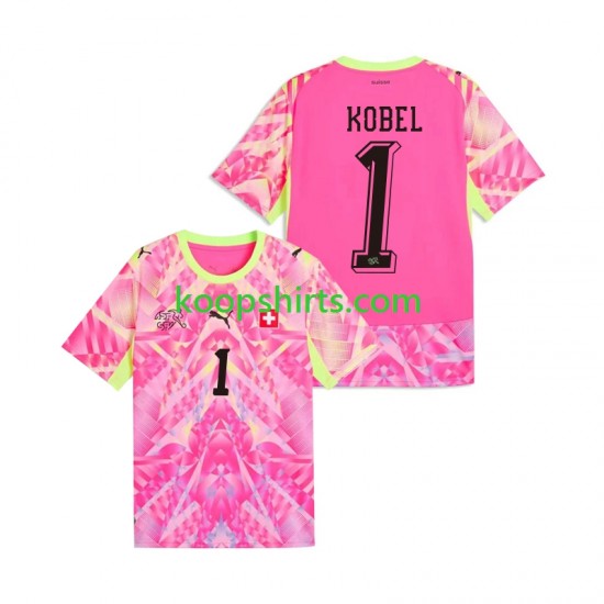 WK 2026 Zwitserland Doelman Uit Tenue Heren Voetbalshirts Gregor Kobel 1 Korte Mouwen