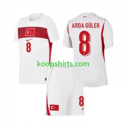 WK 2026 Turkije Uit Tenue Kinder Voetbalshirts Arda Guler 8 Korte Mouwen