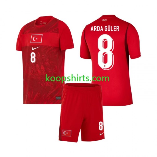 WK 2026 Turkije Thuis Tenue Kinder Voetbalshirts Arda Guler 8 Korte Mouwen