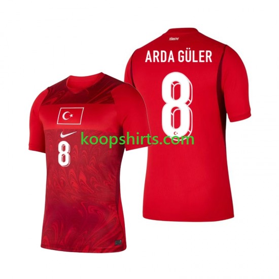 WK 2026 Turkije Thuis Tenue Heren Voetbalshirts Arda Guler 8 Korte Mouwen