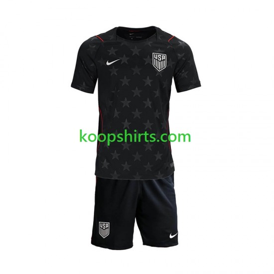 WK 2026 USA Uit Tenue Kinder Voetbalshirts Korte Mouwen
