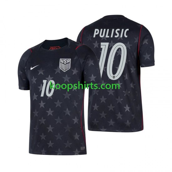 WK 2026 USA Uit Tenue Heren Voetbalshirts Christian Pulisic 10 Korte Mouwen
