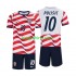 WK 2026 USA Thuis Tenue Kinder Voetbalshirts Christian Pulisic 10 Korte Mouwen