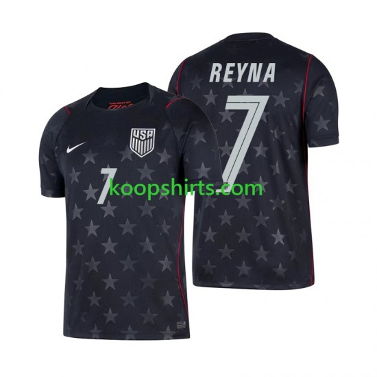 WK 2026 USA Uit Tenue Heren Voetbalshirts Giovanni Reyna 7 Korte Mouwen