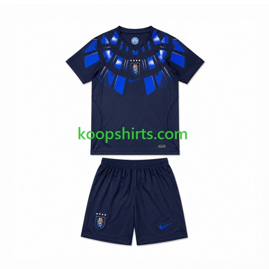 WK 2026 Uruguay Uit Tenue Kinder Voetbalshirts Korte Mouwen