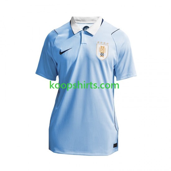 Uruguay Thuis Tenue Heren Voetbalshirts 2026 Korte Mouwen