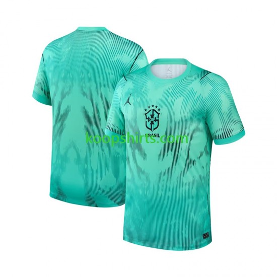 WK 2026 Brazilië Doelman Derde Tenue Heren Voetbalshirts Korte Mouwen