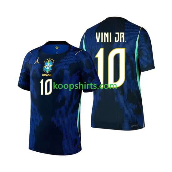 WK 2026 Brazilië Uit Tenue Heren Voetbalshirts Vinicius Junior 10 Korte Mouwen
