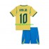 WK 2026 Brazilië Thuis Tenue Kinder Voetbalshirts Vinicius Junior 10 Korte Mouwen