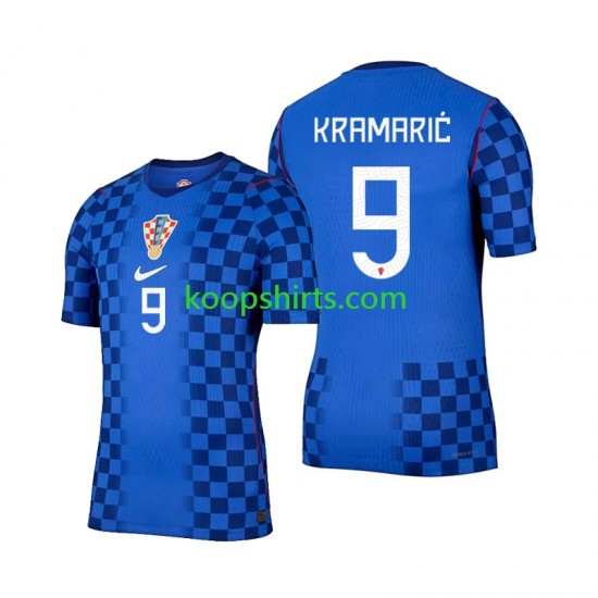 WK 2026 Kroatië Uit Tenue Heren Voetbalshirts Andrej Kramaric 9 Korte Mouwen
