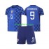 WK 2026 Kroatië Uit Tenue Kinder Voetbalshirts Andrej Kramaric 9 Korte Mouwen