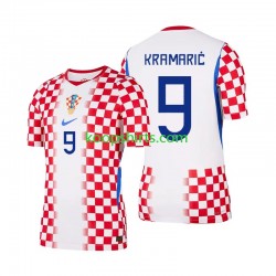 WK 2026 Kroatië Thuis Tenue Heren Voetbalshirts Andrej Kramaric 9 Korte Mouwen