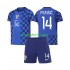 WK 2026 Kroatië Uit Tenue Kinder Voetbalshirts Ivan Perisic 14 Korte Mouwen