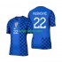 WK 2026 Kroatië Uit Tenue Heren Voetbalshirts Luka Vuskovic 22 Korte Mouwen