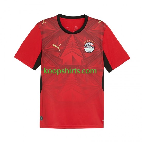 WK 2026 Egypte Thuis Tenue Heren Voetbalshirts Korte Mouwen