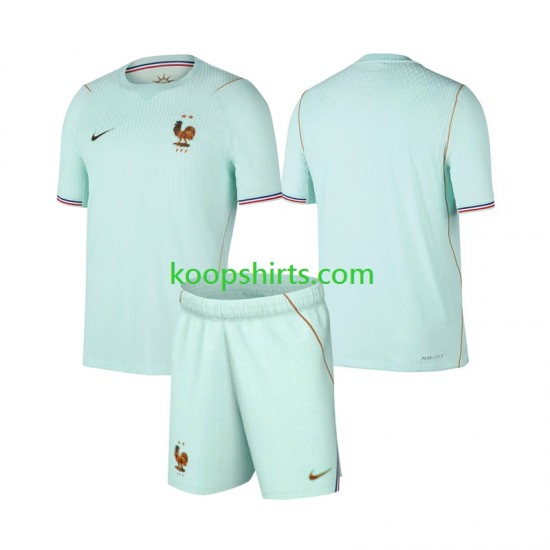 WK 2026 Frankrijk Uit Tenue Kinder Voetbalshirts Korte Mouwen