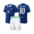 WK 2026 Frankrijk Thuis Tenue Kinder Voetbalshirts Kylian Mbappe 10 Korte Mouwen