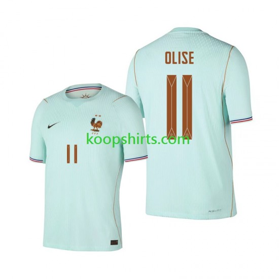 WK 2026 Frankrijk Uit Tenue Heren Voetbalshirts Michael Olise 11 Korte Mouwen