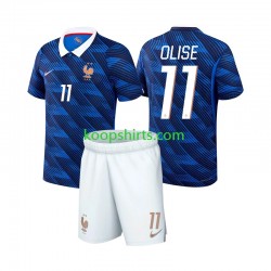 WK 2026 Frankrijk Thuis Tenue Kinder Voetbalshirts Michael Olise 11 Korte Mouwen