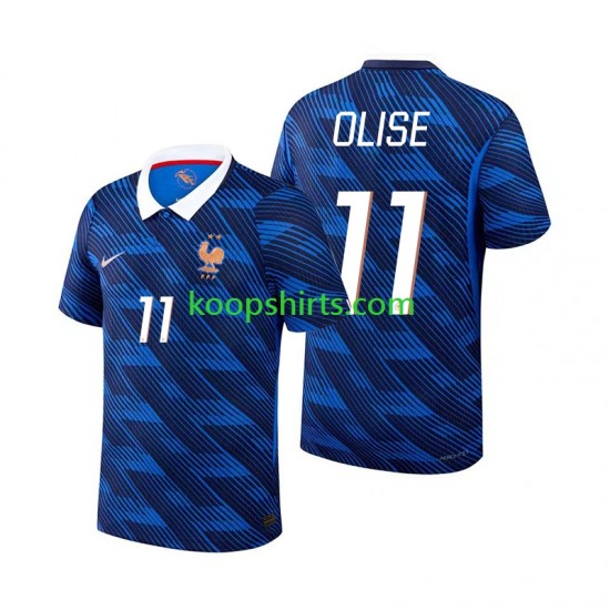 WK 2026 Frankrijk Thuis Tenue Heren Voetbalshirts Michael Olise 11 Korte Mouwen
