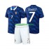 WK 2026 Frankrijk Thuis Tenue Kinder Voetbalshirts Ousmane Dembele 7 Korte Mouwen