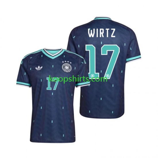 WK 2026 Duitsland Uit Tenue Heren Voetbalshirts Florian Wirtz 17 Korte Mouwen