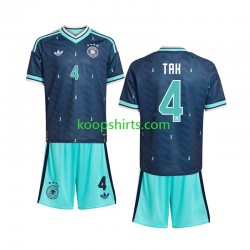 WK 2026 Duitsland Uit Tenue Kinder Voetbalshirts Jonathan Tah 4 Korte Mouwen
