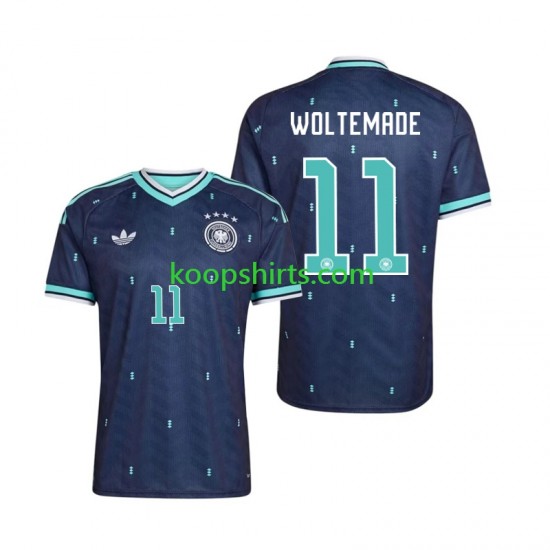 WK 2026 Duitsland Uit Tenue Heren Voetbalshirts Nick Woltemade 11 Korte Mouwen