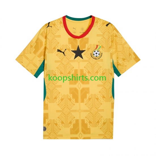 WK 2026 Ghana Uit Tenue Heren Voetbalshirts Korte Mouwen