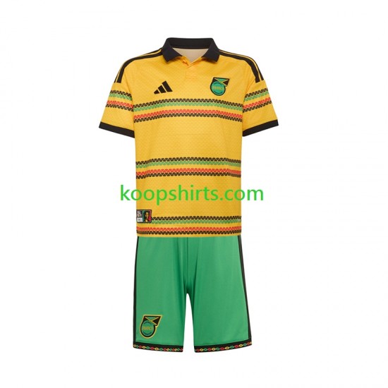 WK 2026 Jamaica Thuis Tenue Kinder Voetbalshirts Korte Mouwen