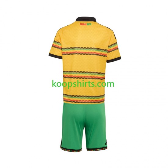 WK 2026 Jamaica Thuis Tenue Kinder Voetbalshirts Korte Mouwen