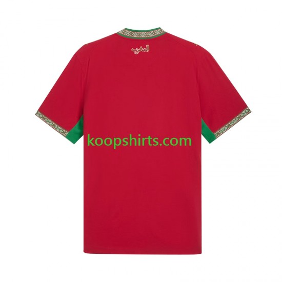 WK 2026 Marokko Thuis Tenue Heren Voetbalshirts Korte Mouwen