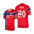 WK 2026 Noorwegen Thuis Tenue Heren Voetbalshirts Antonio Nusa 20 Korte Mouwen