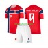 WK 2026 Noorwegen Thuis Tenue Kinder Voetbalshirts Erling Haaland 9 Korte Mouwen