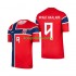 WK 2026 Noorwegen Thuis Tenue Heren Voetbalshirts Erling Haaland 9 Korte Mouwen