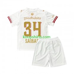 PSV Eindhoven Vierde Tenue Kinder Voetbalshirts Ismael Saibari 34 Efteling 2025-2026 Korte Mouwen