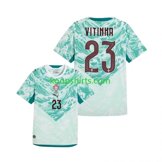 WK 2026 Portugal Uit Tenue Heren Voetbalshirts Vitinha 23 Korte Mouwen