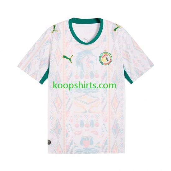 Senegal Thuis Tenue Heren Voetbalshirts 2026 2027 Korte Mouwen
