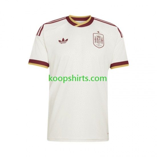 WK 2026 Spanje Uit Tenue Heren Voetbalshirts Korte Mouwen