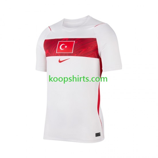 Turkije Uit Tenue Heren Voetbalshirts 2026 2027 Korte Mouwen