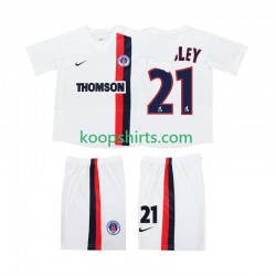 AC Milan Retro Uit Tenue Kinder Voetbalshirts WESLEY 21 2002 2003 Korte Mouwen
