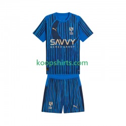 Al Hilal Thuis Tenue Kinder Voetbalshirts CWC 2025-2026 Korte Mouwen