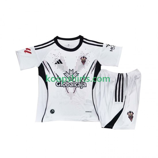 Thuis Tenue Kinder Voetbalshirts Albacete 2025-2026 Korte Mouwen