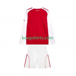 Arsenal Thuis Tenue Kinder Voetbalshirts 2025-2026 Lange Mouwen